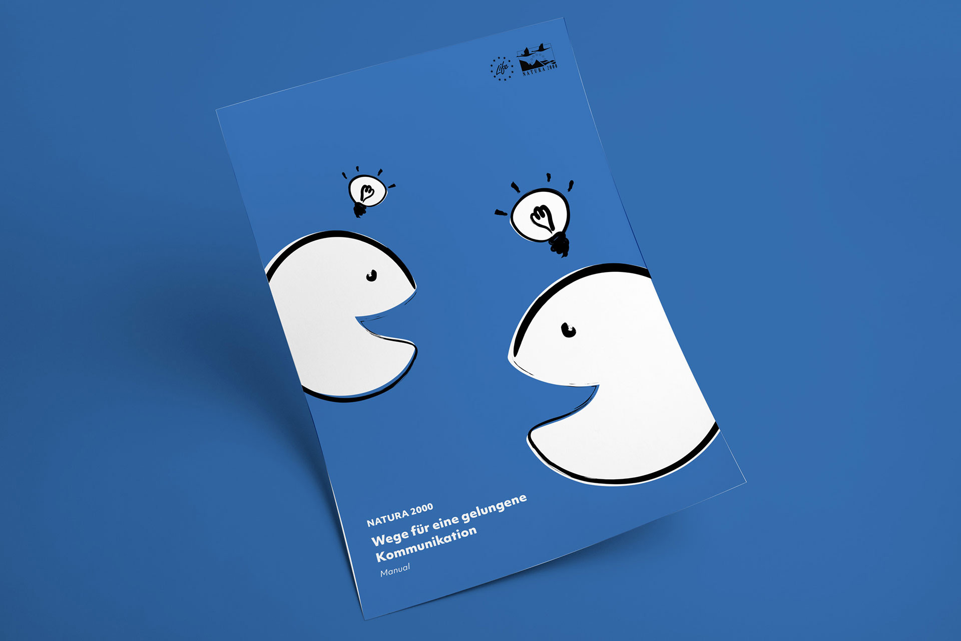 Das Kommunikationsmanual öffnet sich bei Klick auf das Bild