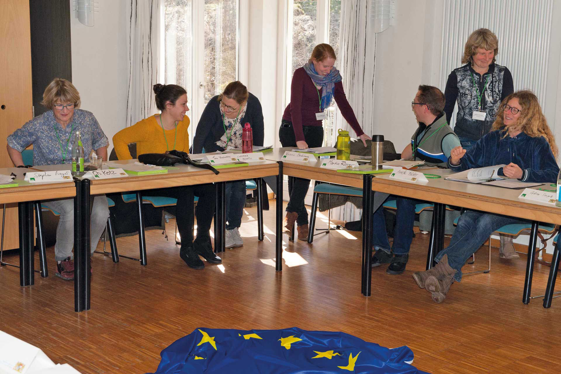 Intensiver Austausch der Tagungsteilnehmerinnen und Tagungsteilnehmer.